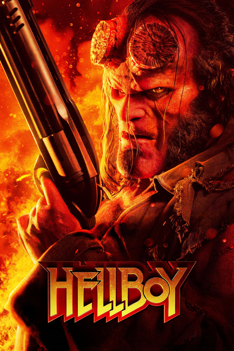 Theatrical poster for Hellboy (2019)