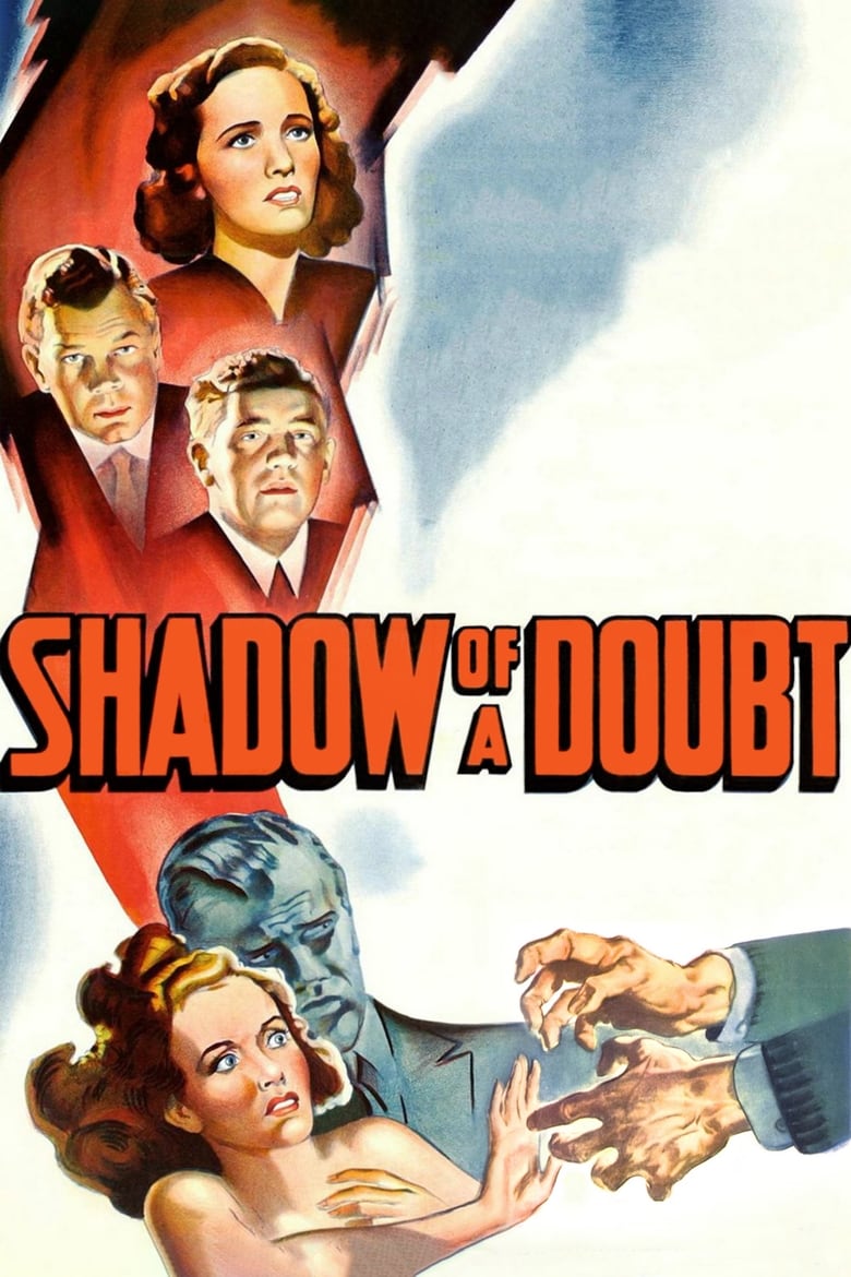 Theatrical poster for Hitchcock’s Shadow of a Doubt