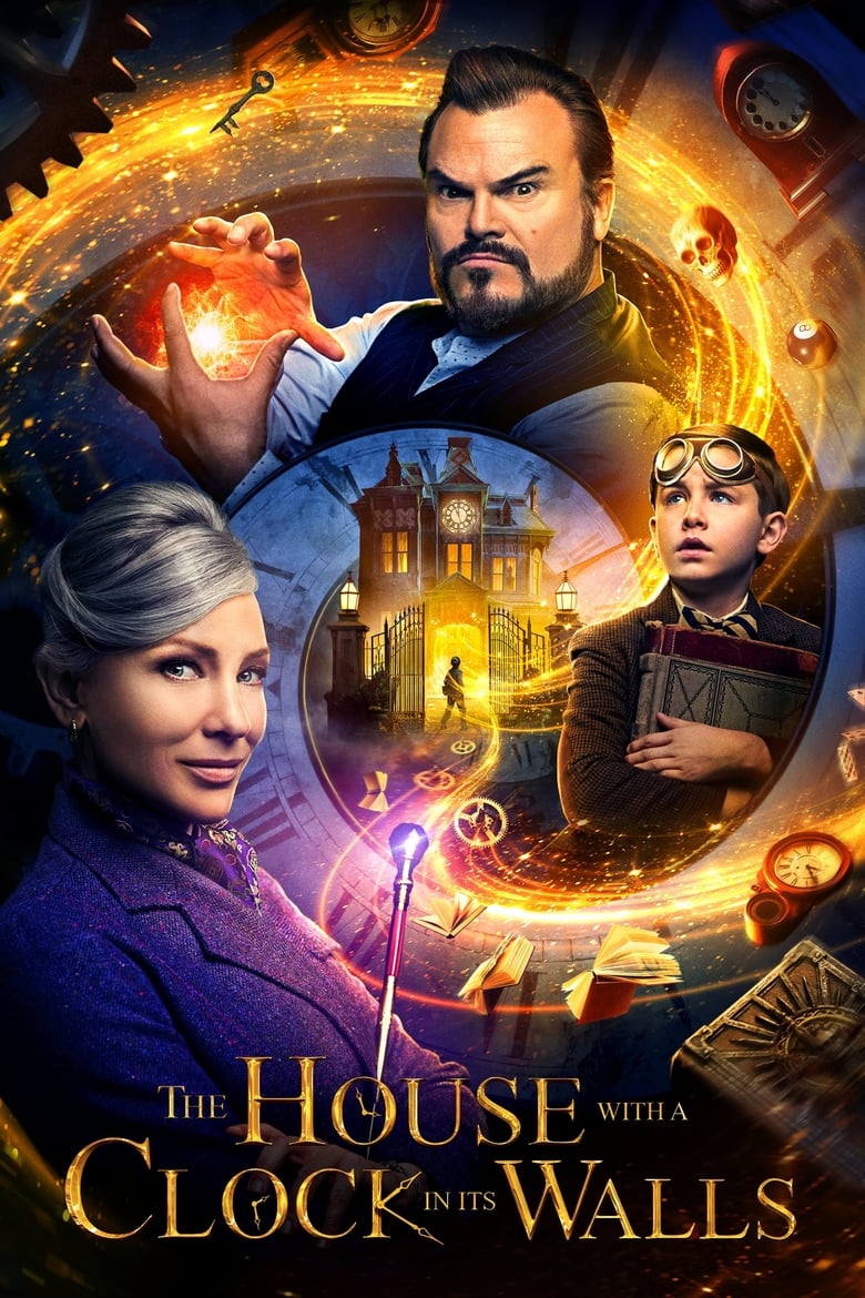 Theatrical poster for The House with a Clock in Its Walls