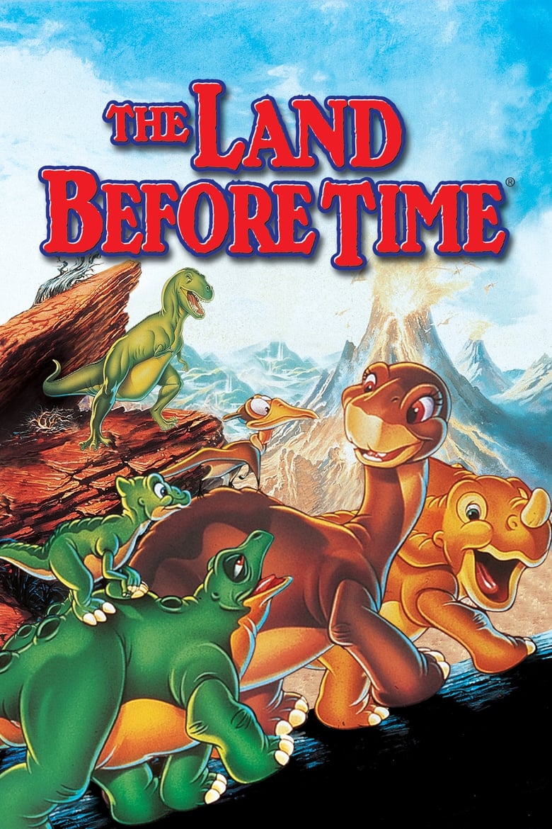 Theatrical poster for The Land Before Time