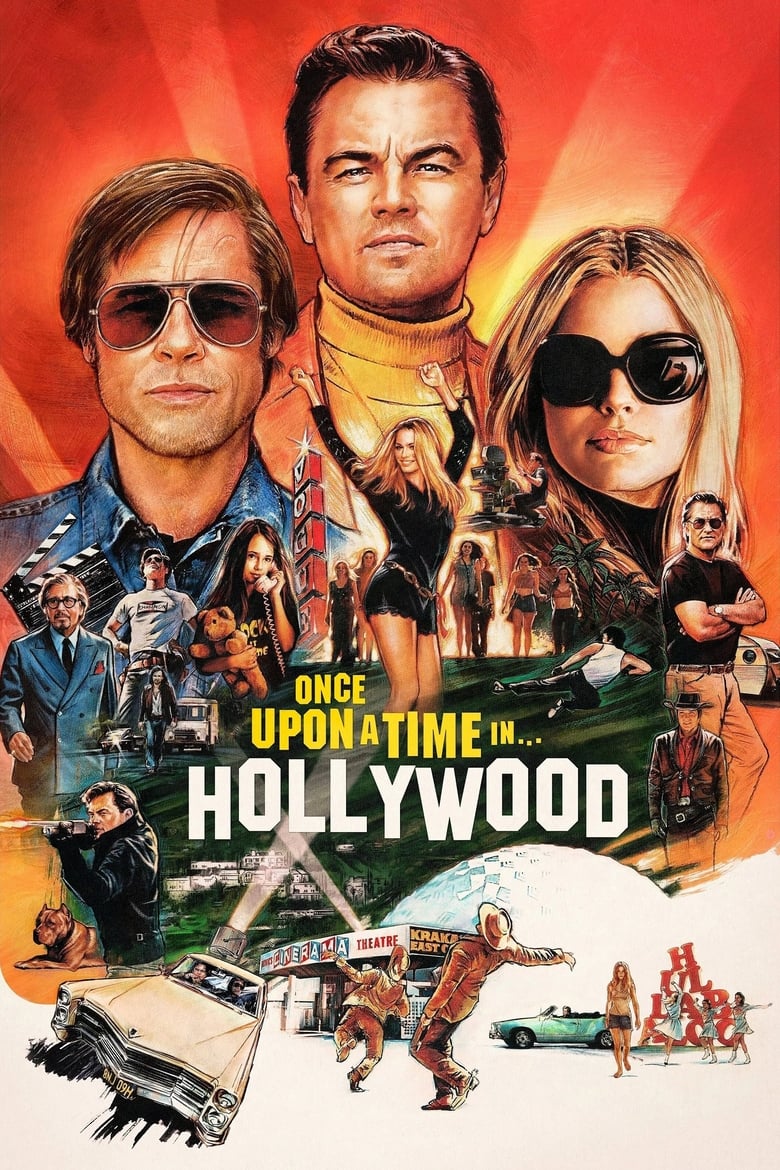 Theatrical poster for Once Upon A Time In Hollywood