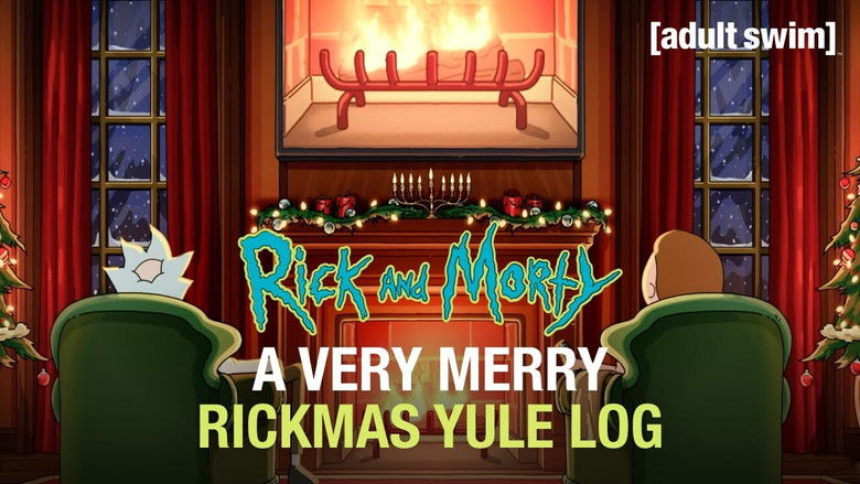Backdrop image for movie A Very Merry Rickmas Yule Log