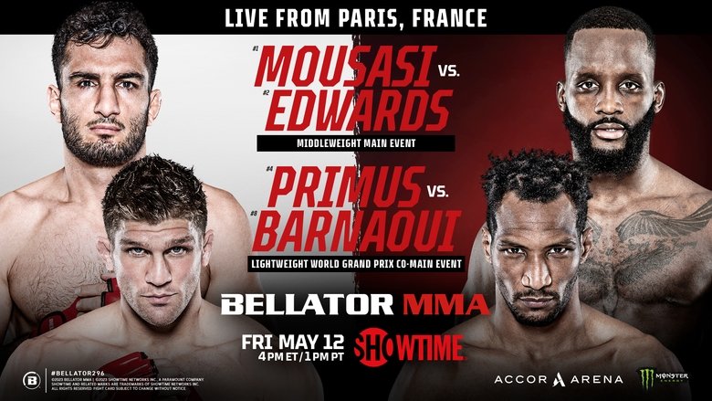 Backdrop image for movie Bellator 296: Mousasi vs. Edwards