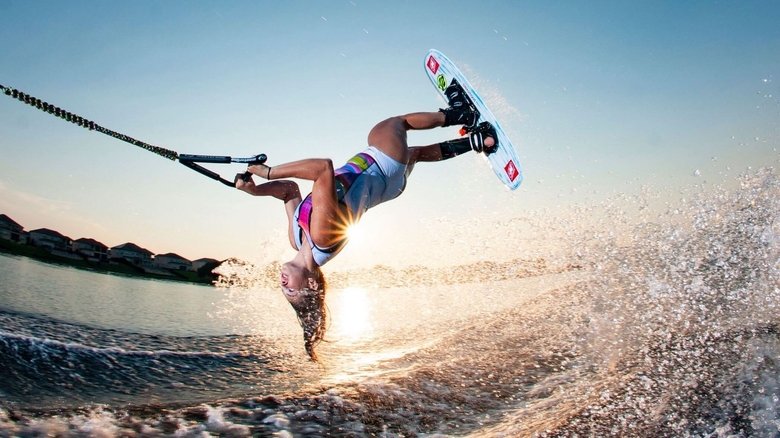 Backdrop image for movie The Unknown Sport of Waterskiing