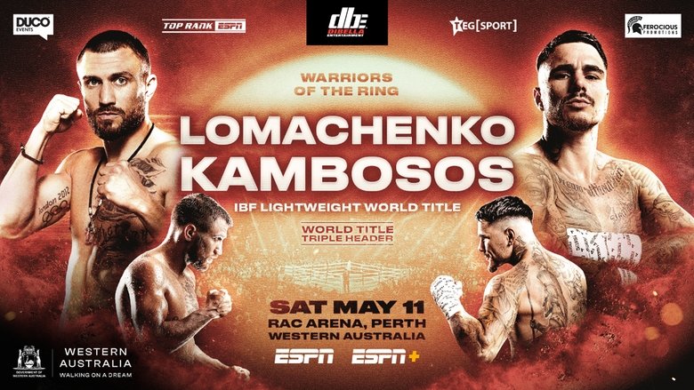 Backdrop image for movie Vasyl Lomachenko vs. George Kambosos Jr.