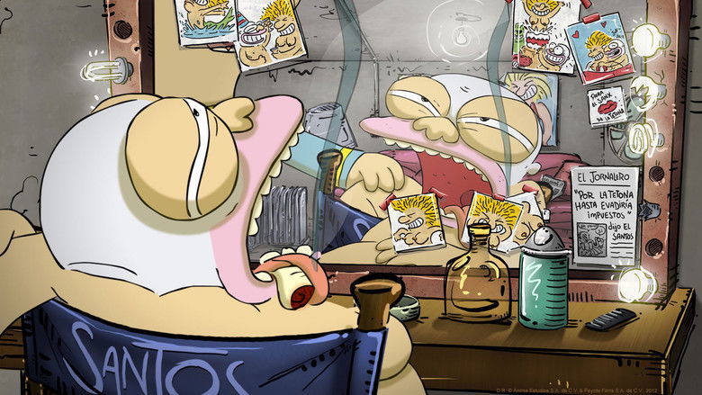 Backdrop image for movie El Santos vs la Tetona Mendoza