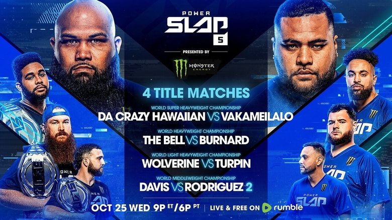 Backdrop image for movie Power Slap 5: Da Crazy Hawaiian vs. Vakameilalo