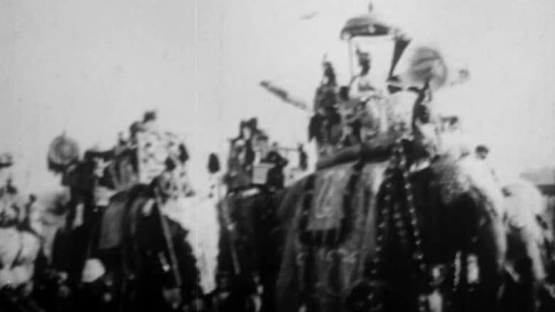 Backdrop image for movie Procession of Elephants with Howdahs - India