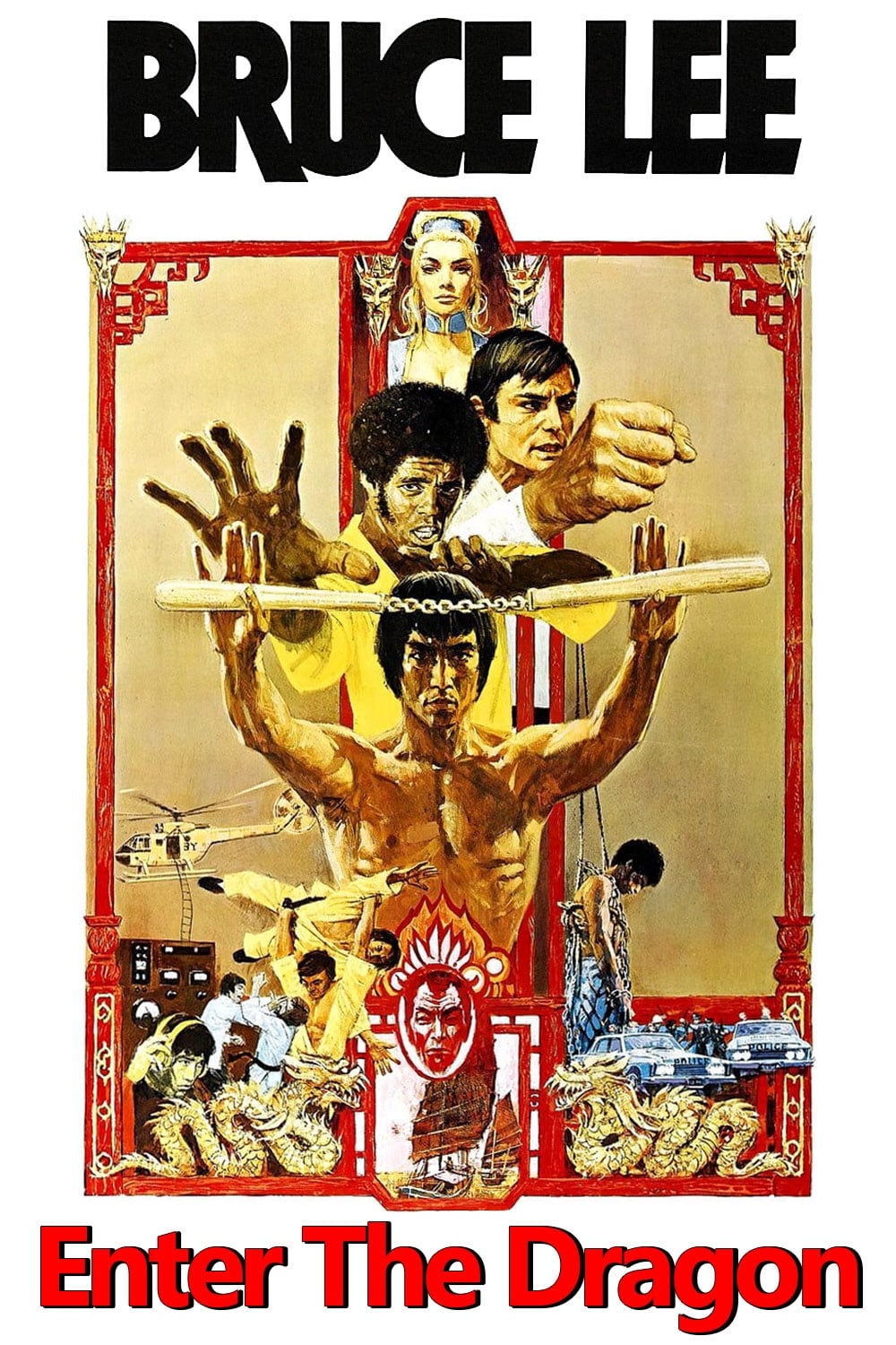 Theatrical poster for Enter the Dragon