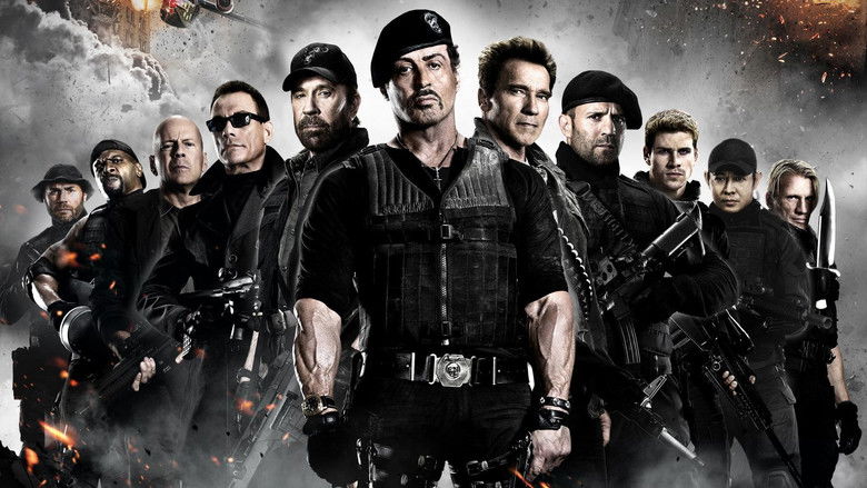 Backdrop image for movie The Expendables 2