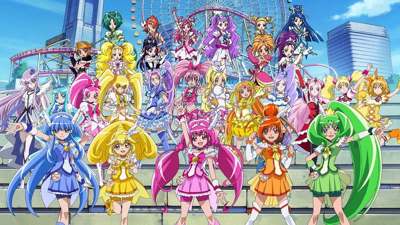 Backdrop image for movie Pretty Cure All Stars New Stage: Friends of the Future