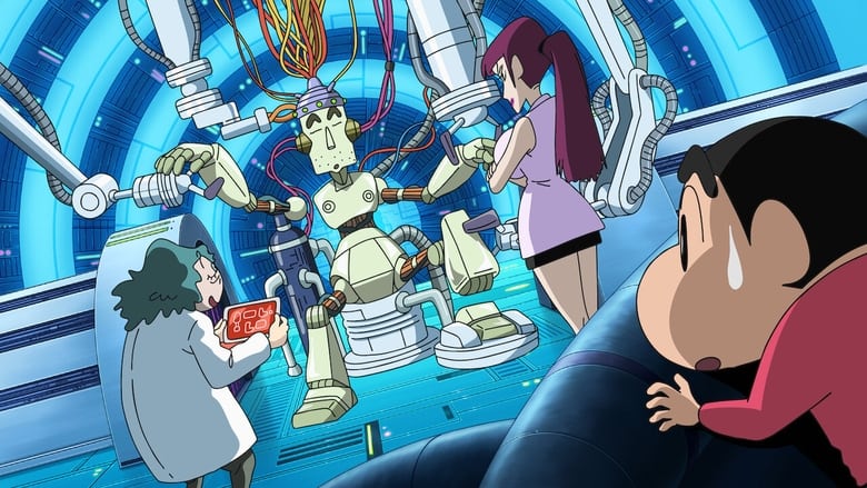 Backdrop image for movie Crayon Shin-chan: Intense Battle! Robo Dad Strikes Back
