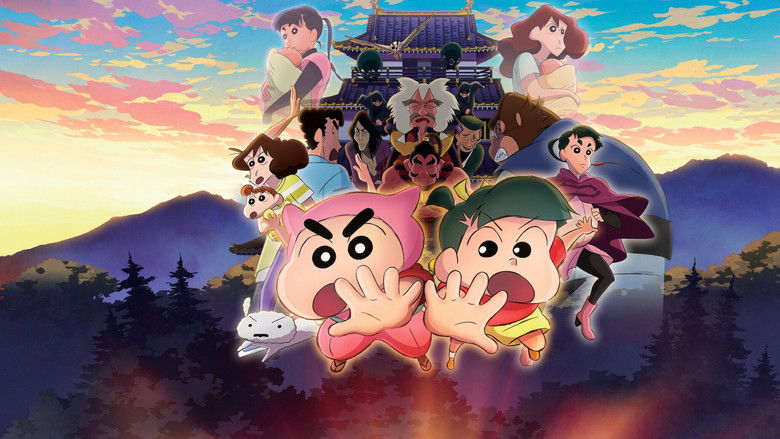 Backdrop image for movie Crayon Shin-chan the Movie: The Tornado Legend of Ninja Mononoke