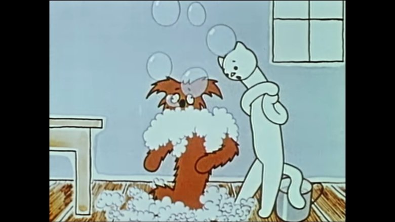 Backdrop image for movie How a Dog And a Cat Washed The Floor