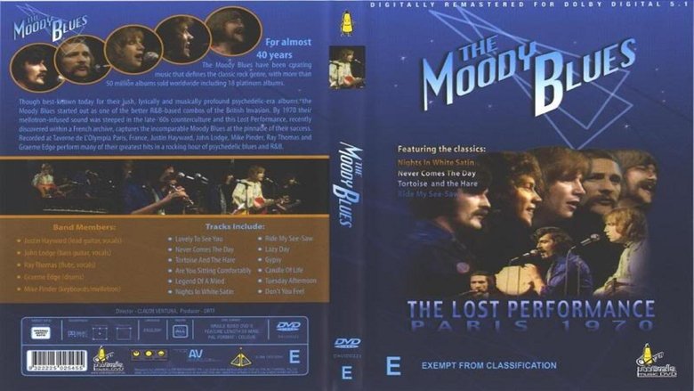 Backdrop image for movie The Moody Blues:  The Lost Performance  (Live In Paris '70)