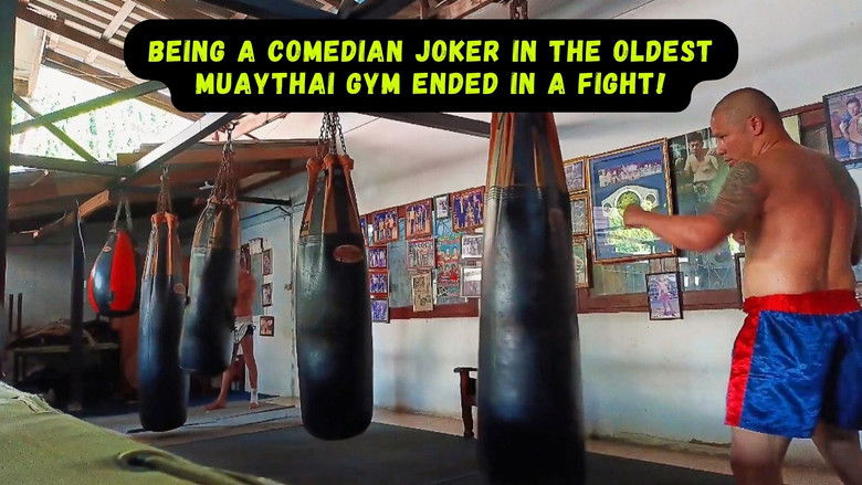 Backdrop image for movie Being a Comedian Joker in the Oldest Muaythai Gym ended in a Fight!