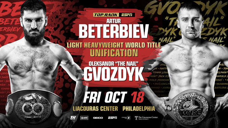 Backdrop image for movie Artur Beterbiev vs. Oleksandr Gvozdyk