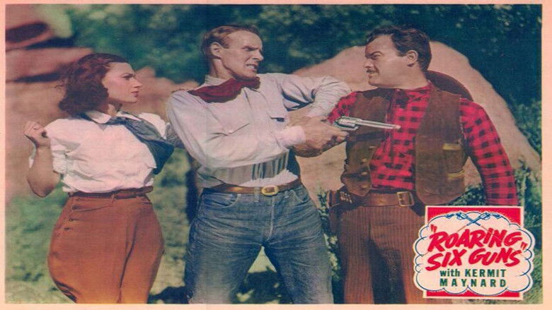 Backdrop image for movie Roaring Six Guns