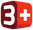 Logo de la cadena 3+