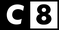 Logo de la cadena C8