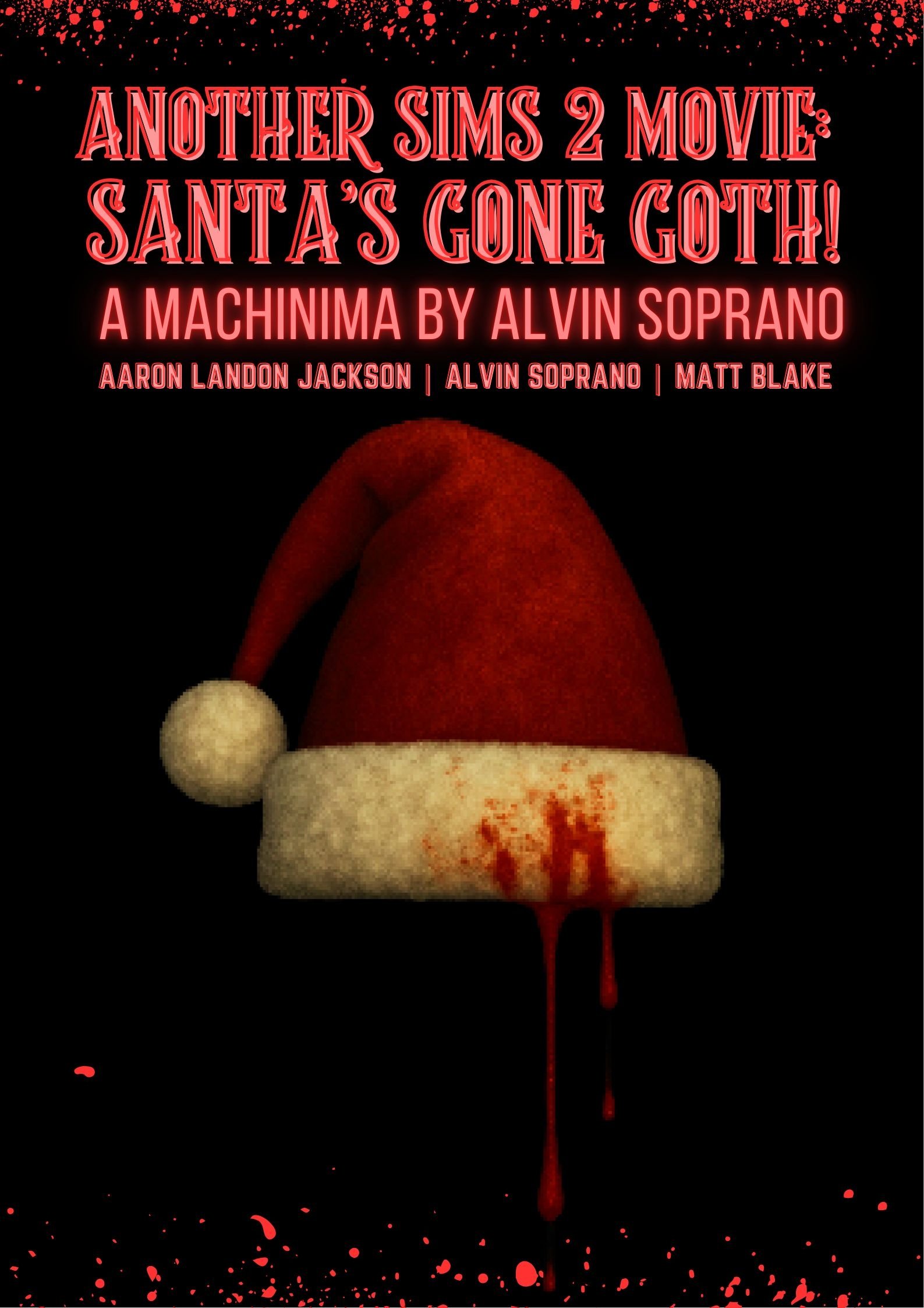 Another Sims 2 Movie Santa's Gone Goth poster