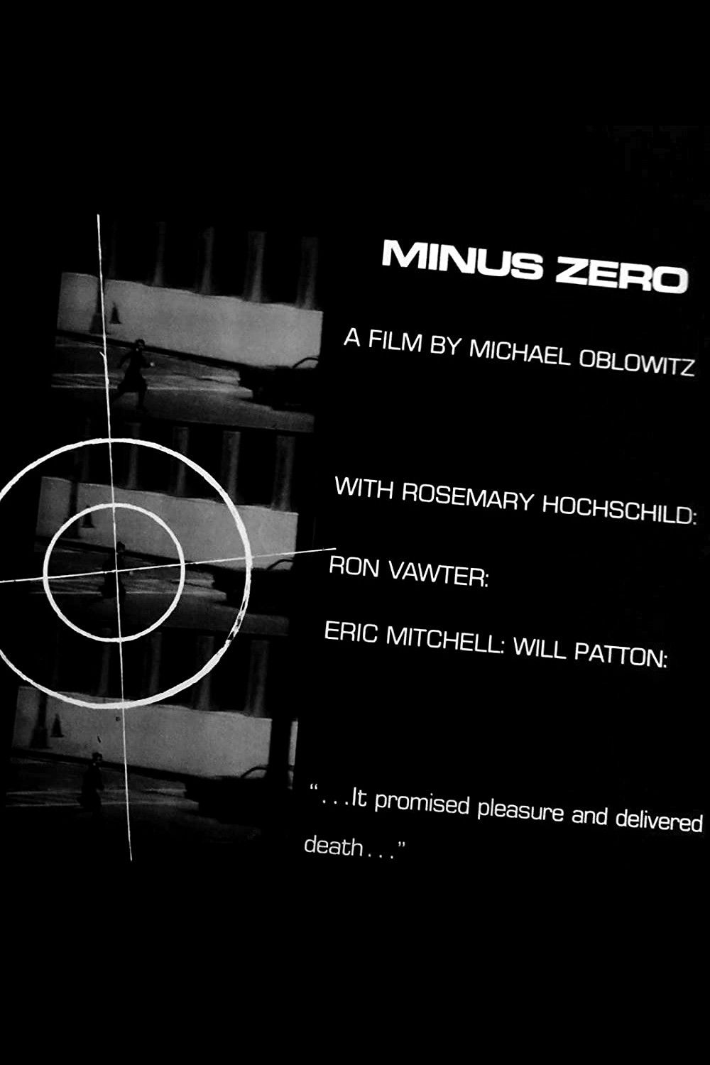 Minus Zero poster