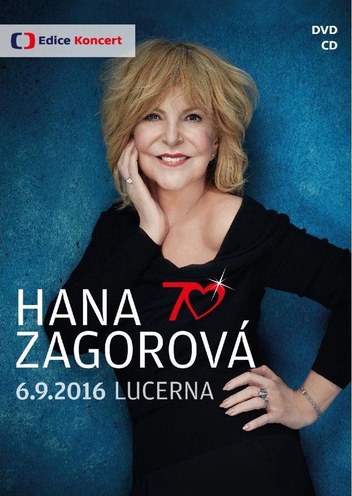 Hana Zagorová 70 - 6.9.2016 Lucerna poster