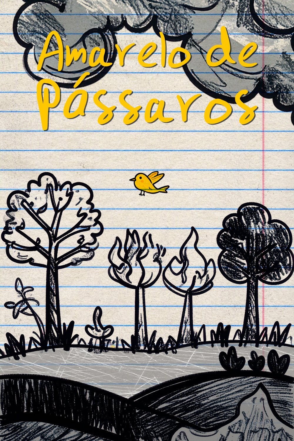 Amarelo de Pássaros poster