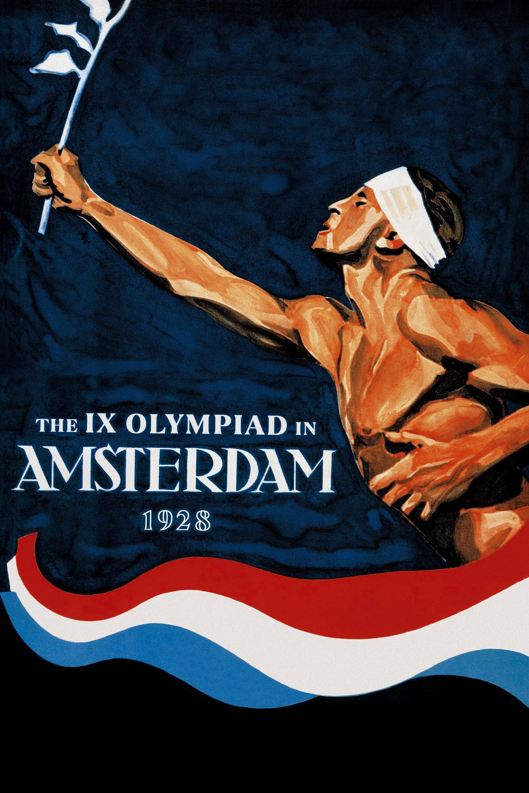 The IX Olympiad in Amsterdam poster