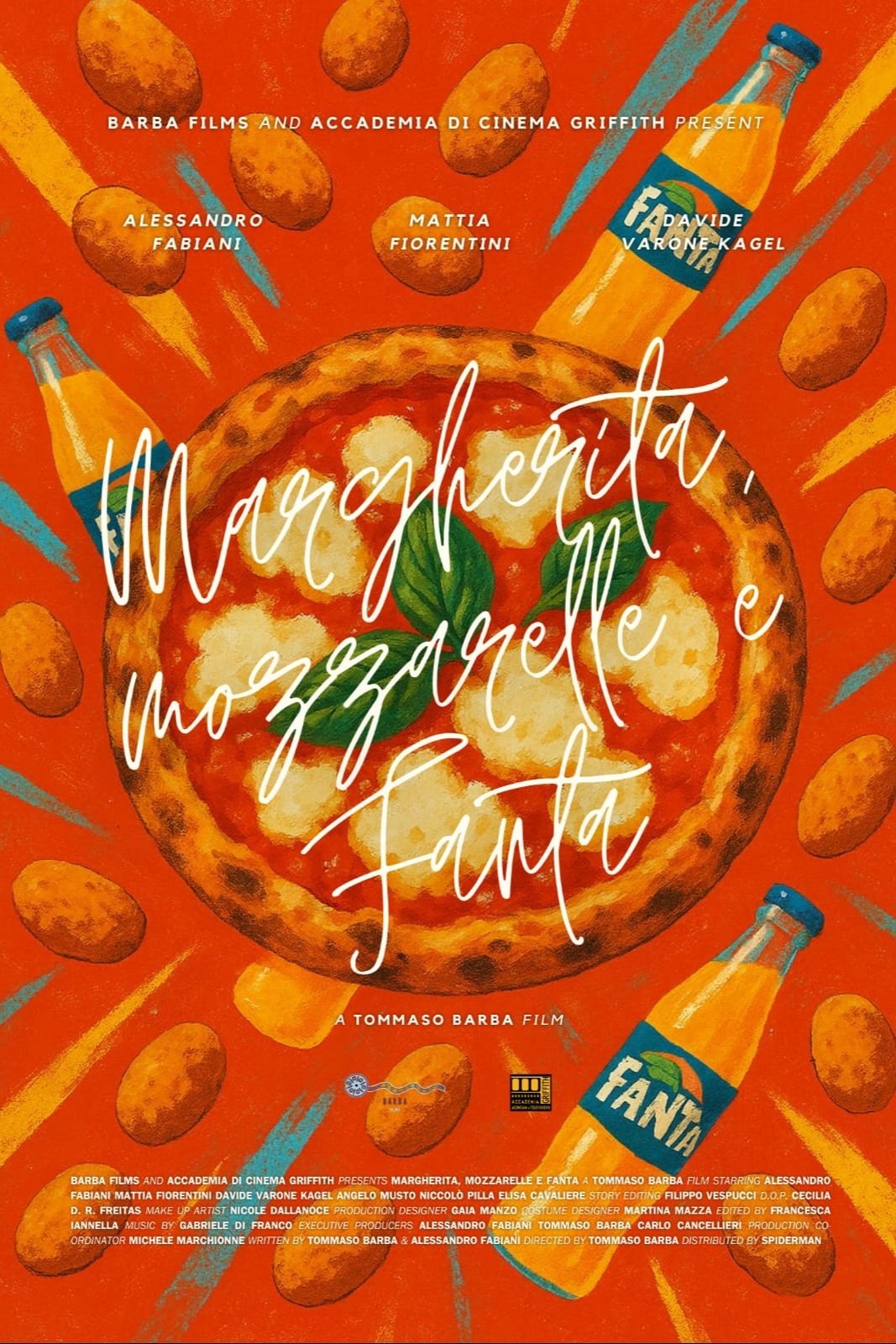 Margherita, mozzarelle e Fanta poster
