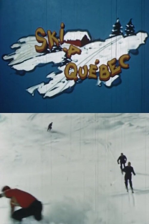 Skiing in Quebec poster