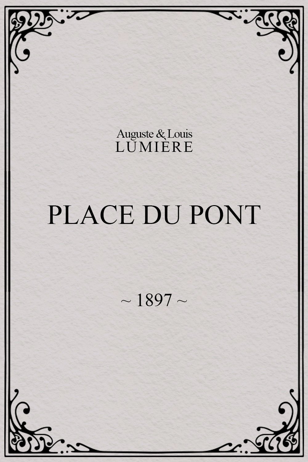 Place du Pont poster