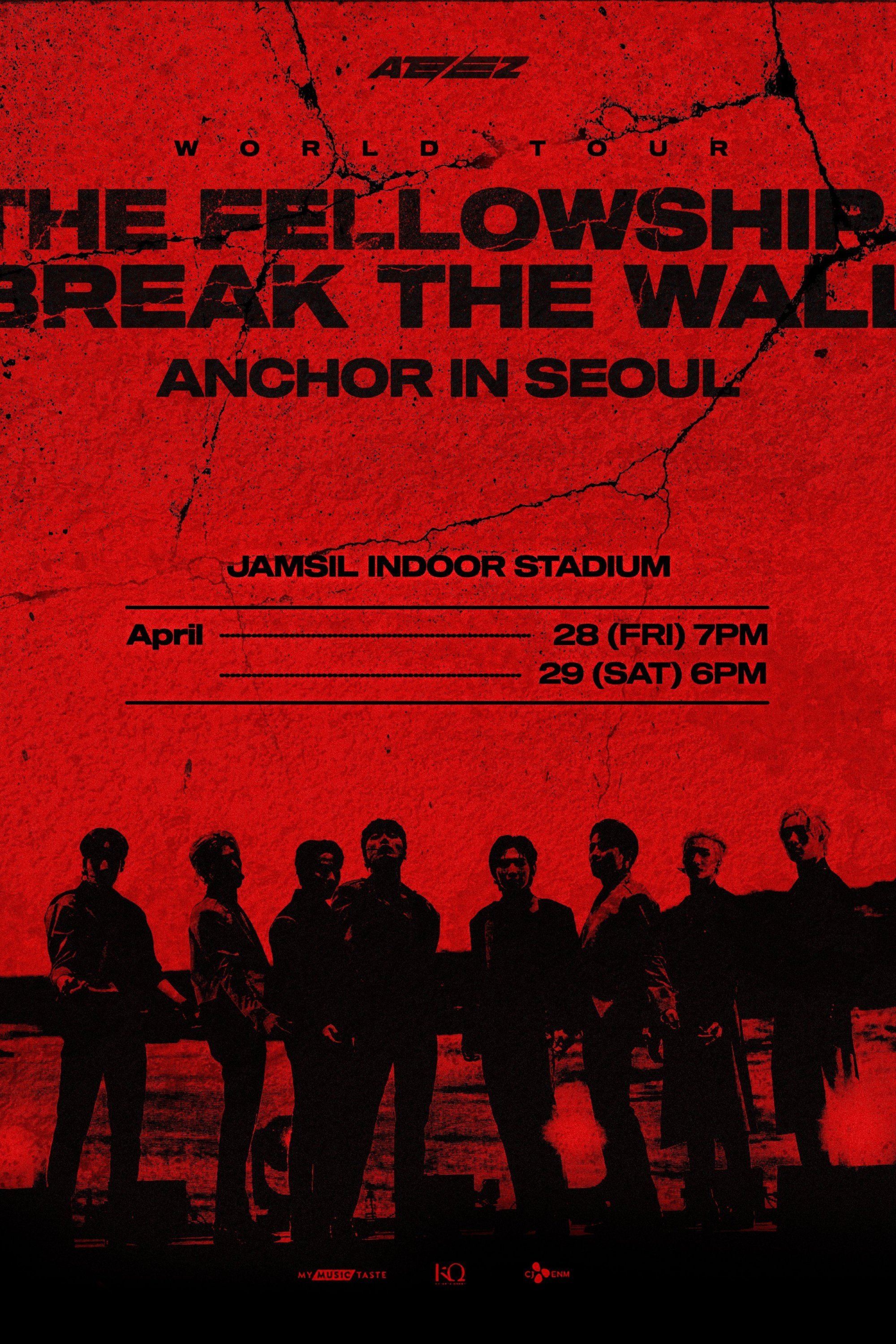 ATEEZ WORLD TOUR [THE FELLOWSHIP : BREAK THE WALL] ANCHOR IN SEOUL poster