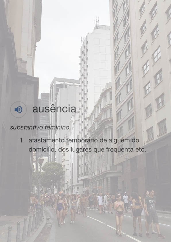 Ausência poster
