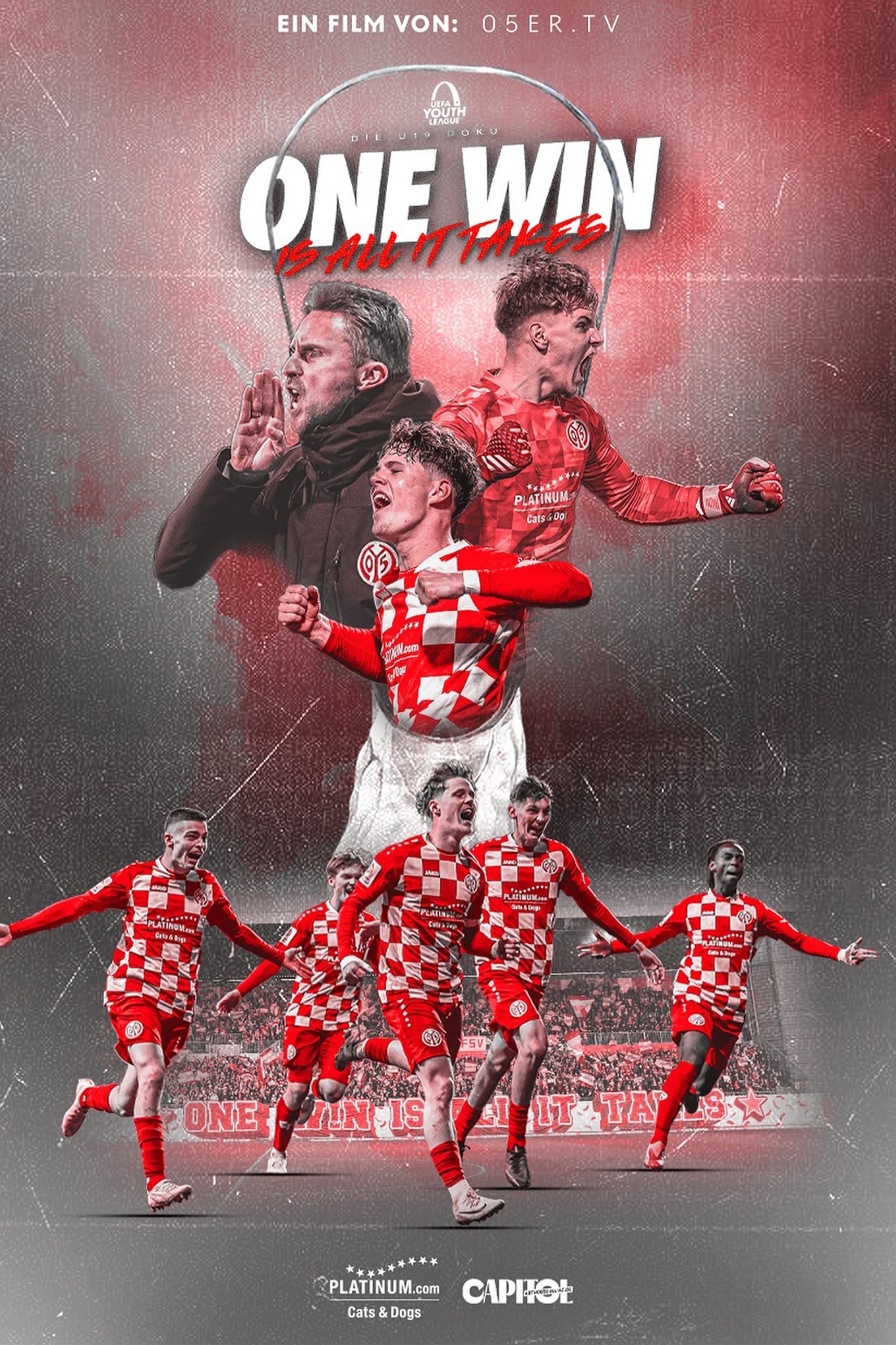 One win is all it takes poster