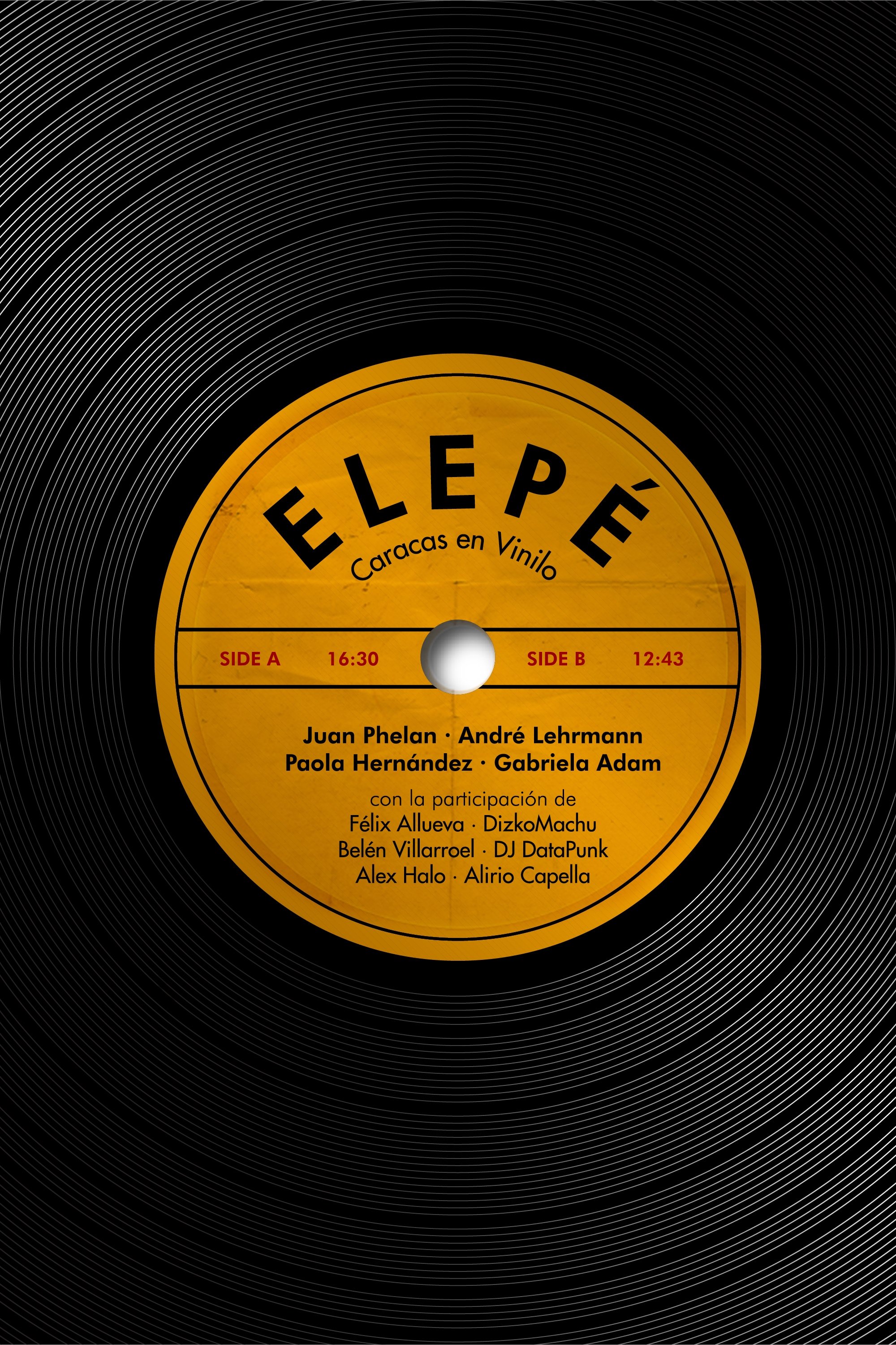 Elepé: Caracas en Vinilo poster