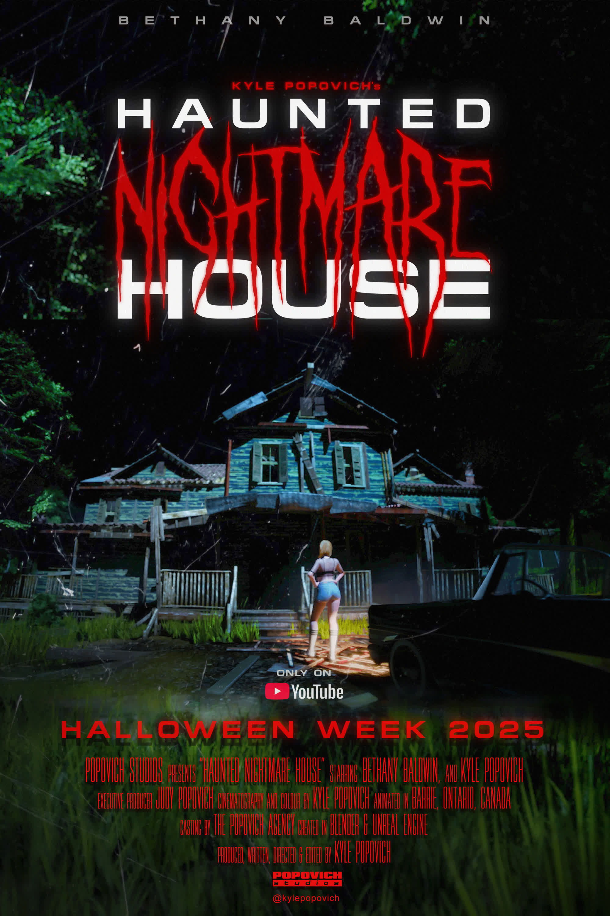 Kyle Popovich's Haunted Nightmare House poster