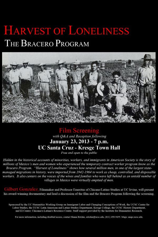 Harvest of Loneliness poster