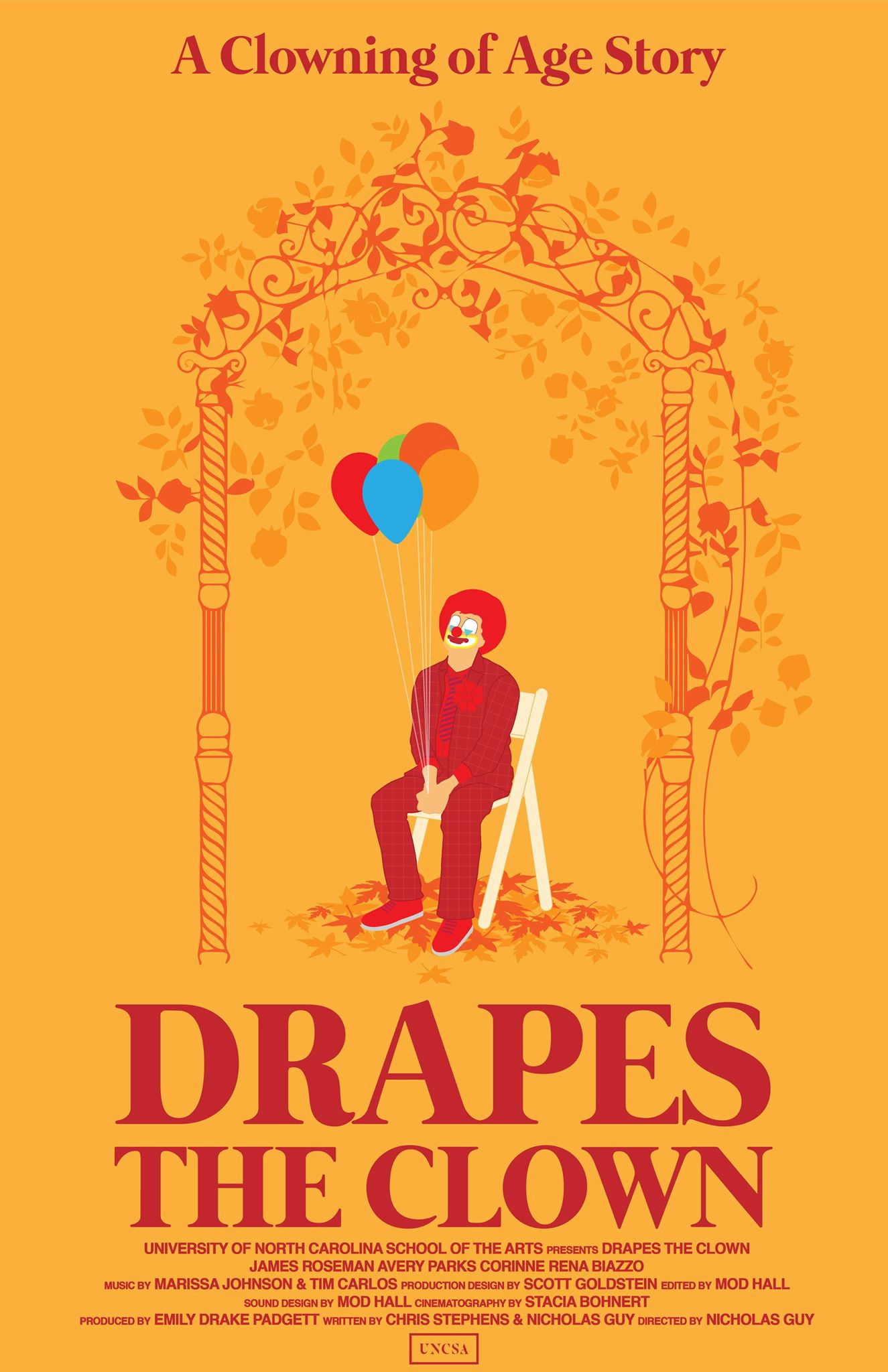 Drapes, The Clown poster