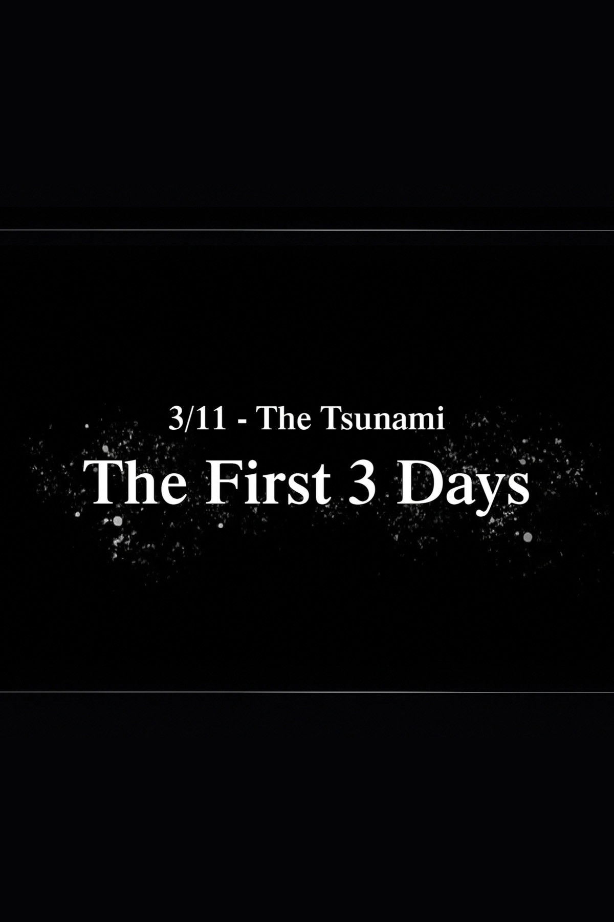 3/11 - The Tsunami: The First 3 Days poster