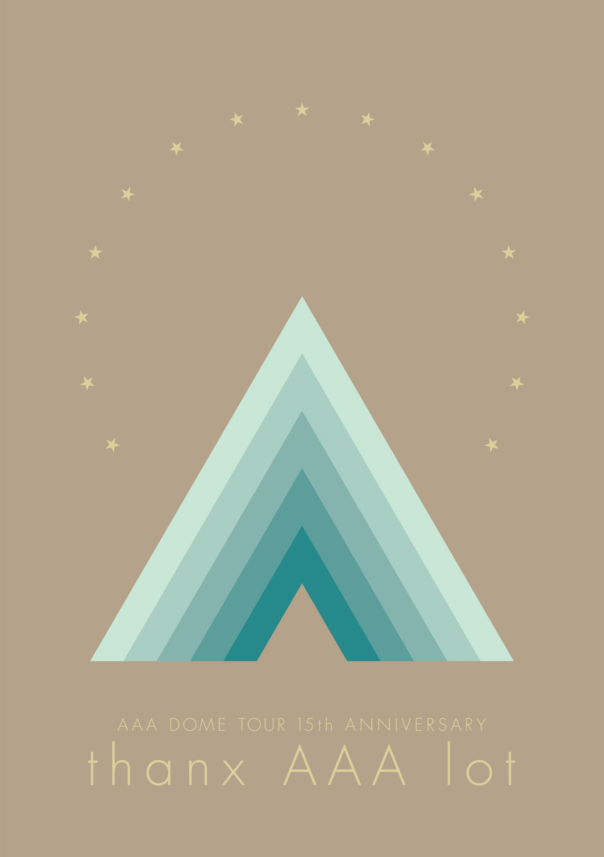 AAA DOME TOUR 15th ANNIVERSARY -thanx AAA lot- poster