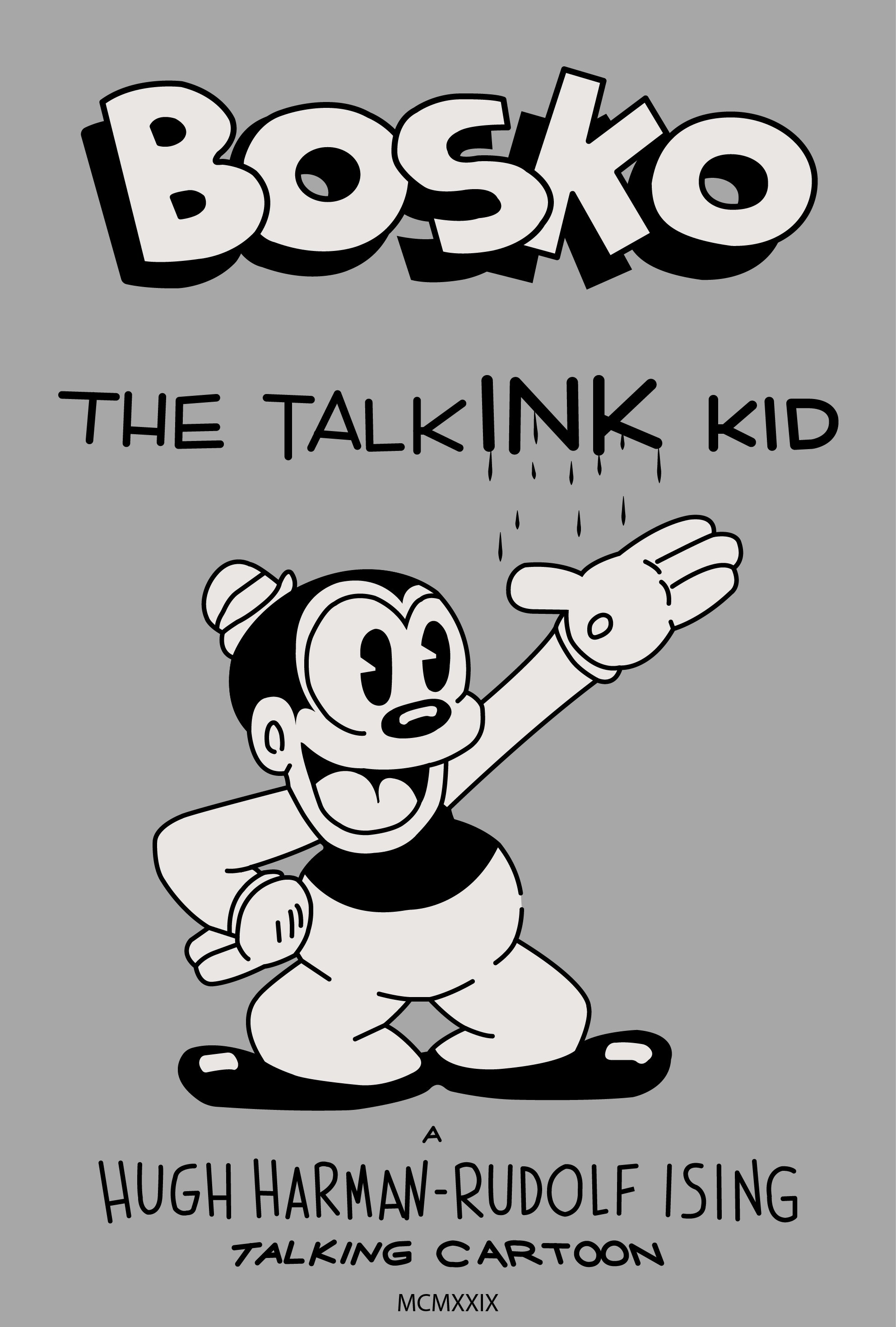 Bosko, the Talk-Ink Kid poster