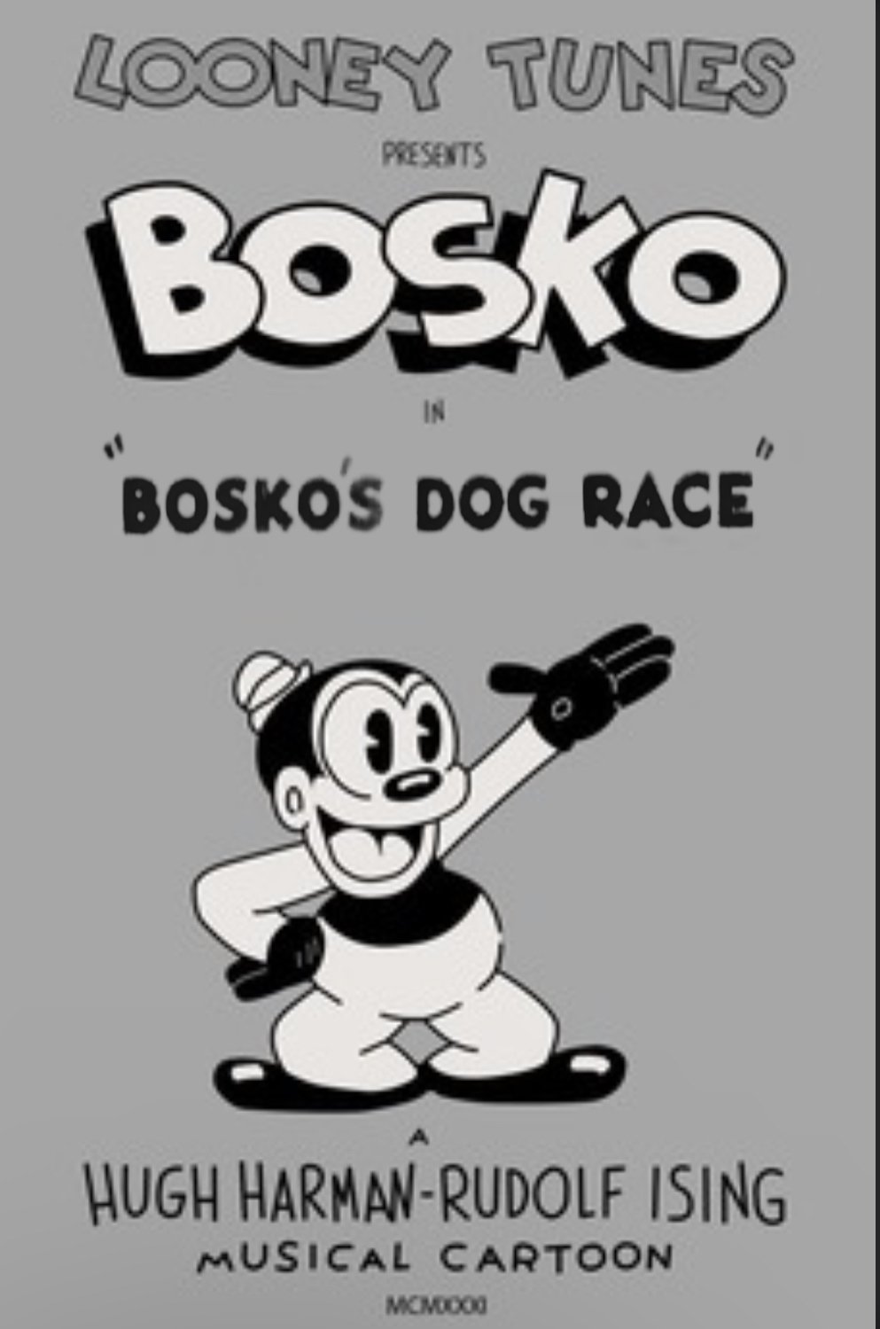 Bosko's Dog Race poster