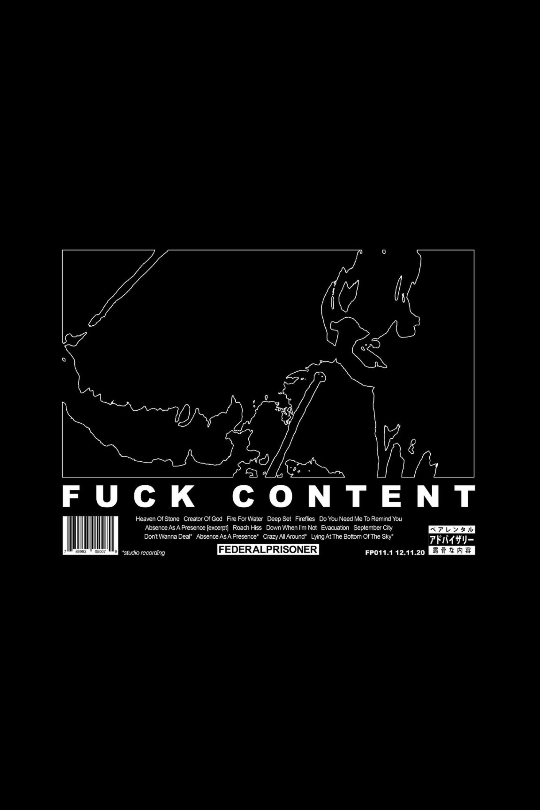 Fuck Content poster