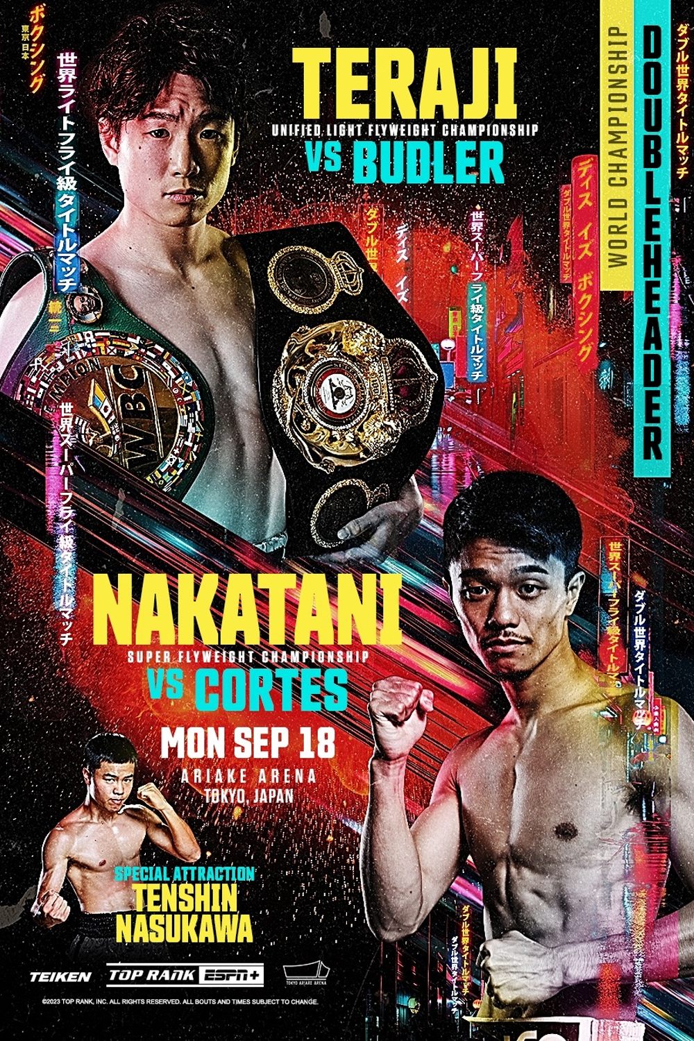 Kenshiro Teraji vs. Hekkie Budler poster