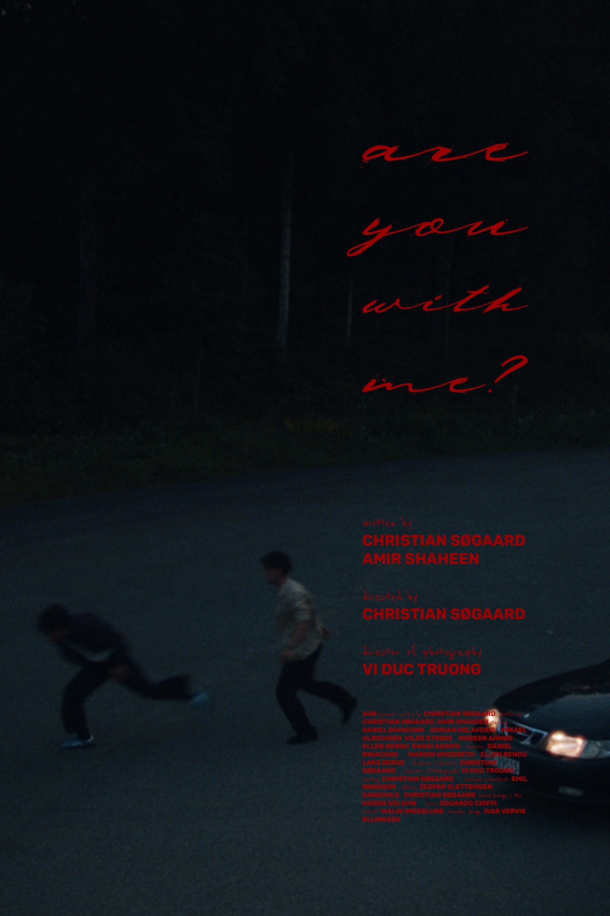 are you with me? poster