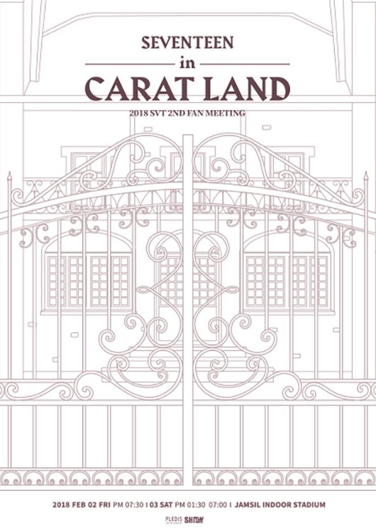 SEVENTEEN in CARAT LAND poster