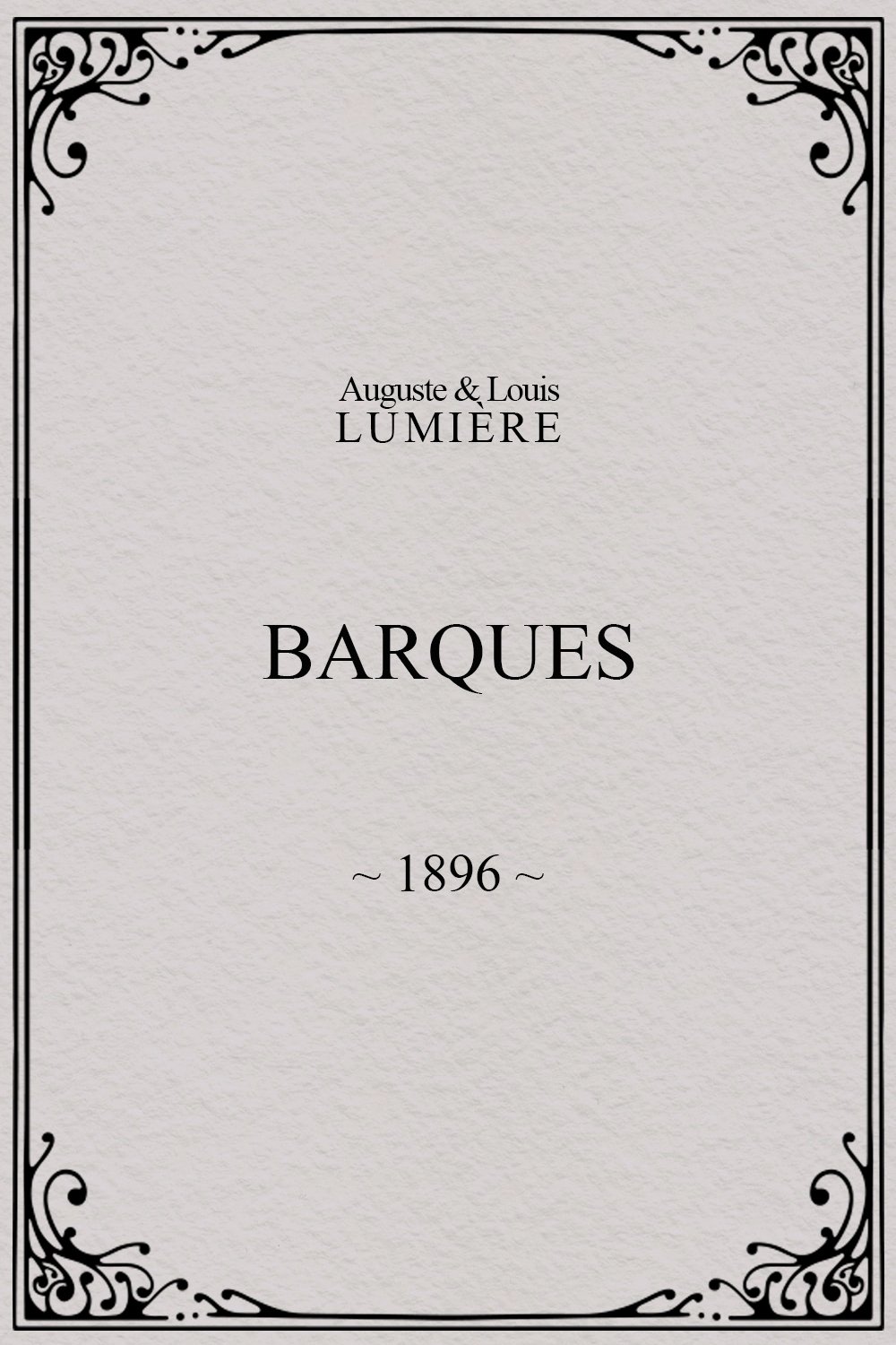 Barques poster