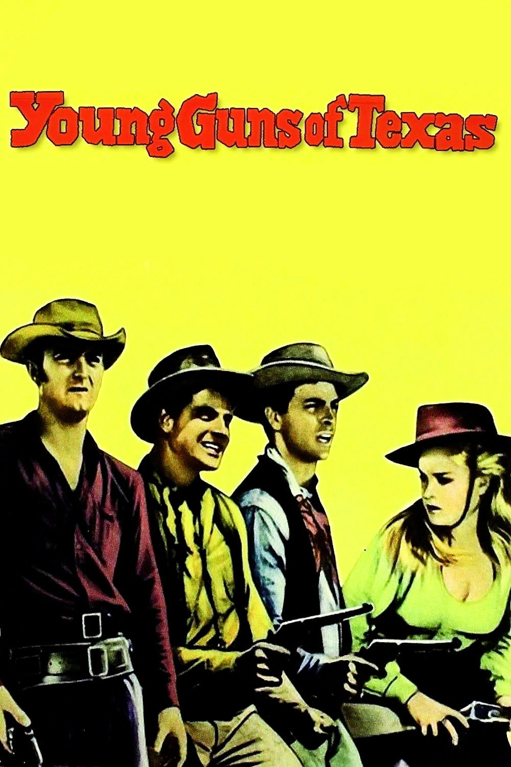 Young Guns of Texas poster