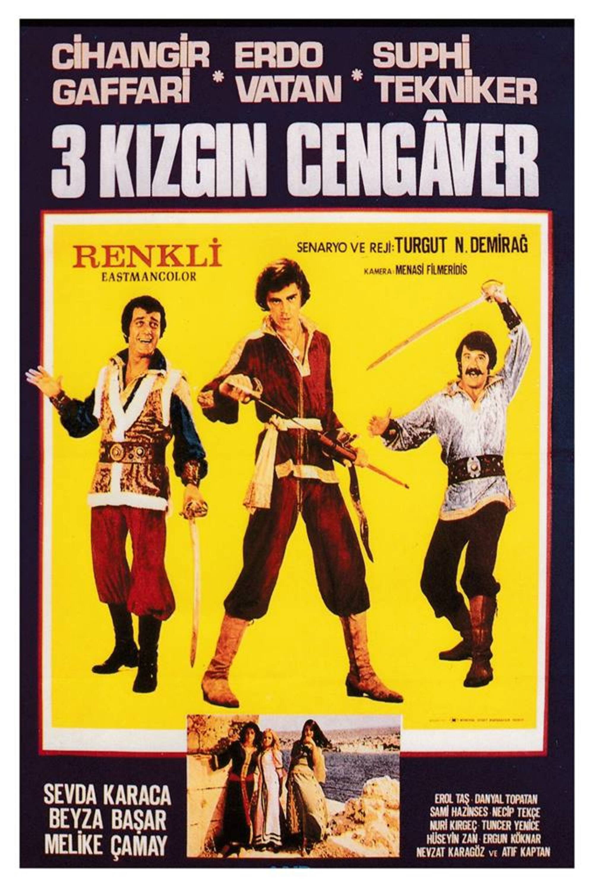 Üç Kızgın Cengaver poster